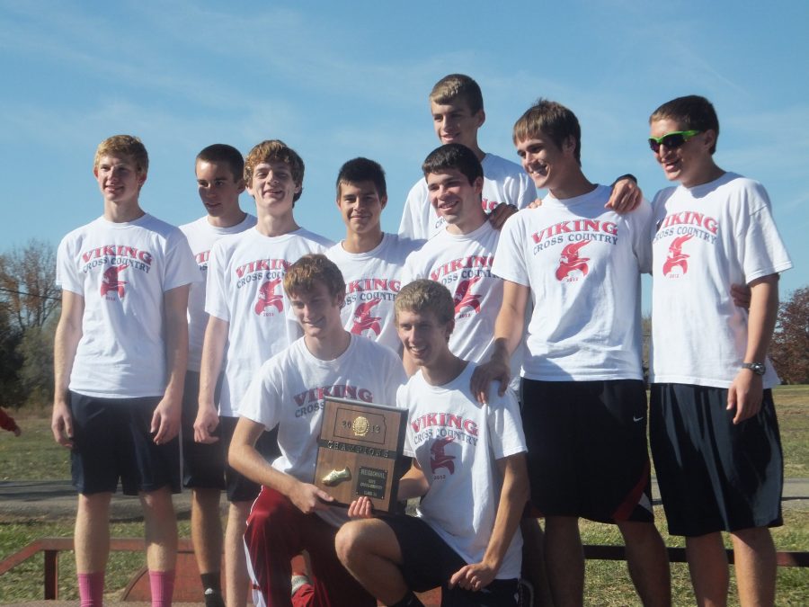 The Viking XC team is the 2012 Regional Champs.
