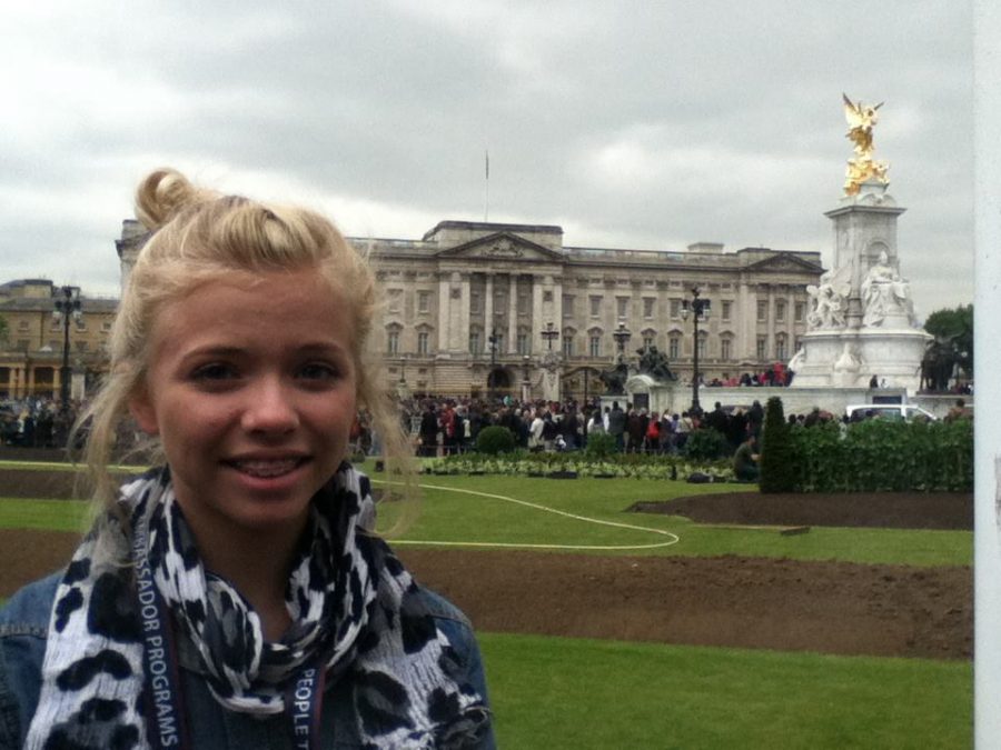 Student travels 'across the pond'