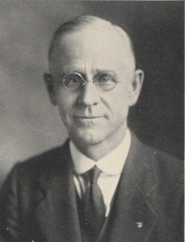 Fred Seaman poses for the 1922 Yearbook. Seaman was the founder of Seaman High School