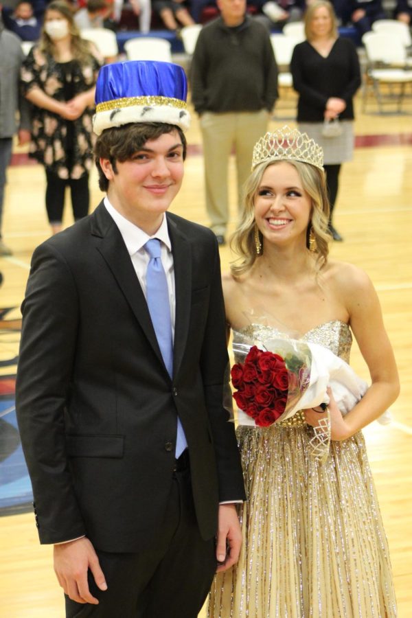 In February of 2021, Snowball candidates Ali Reed and Riley Senne were crowed Snowball Queen and King of the Court. At the beginning of basketball season no spectators were allowed, eventually working up to allowing two spectators per athlete and a limited number of students accepted into the game. 